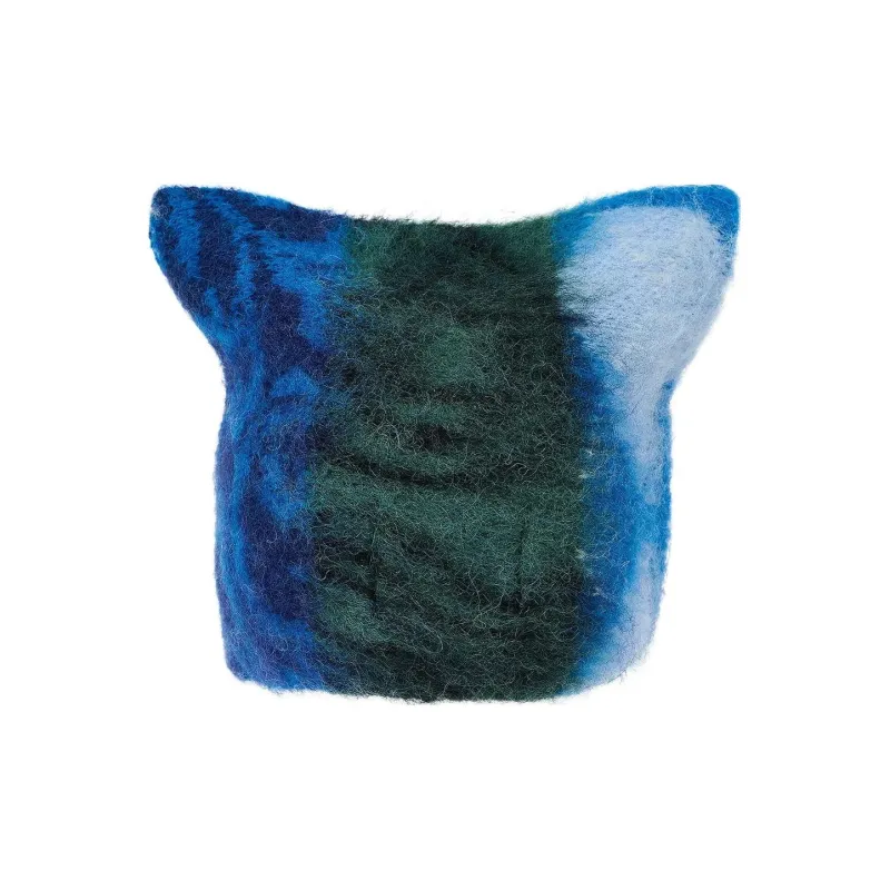 PALACE X Needles Hairy Square Beanie-1