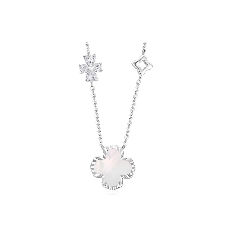 KADER Lucky Four Leaf Clover Series Jade Necklaces Women's-9