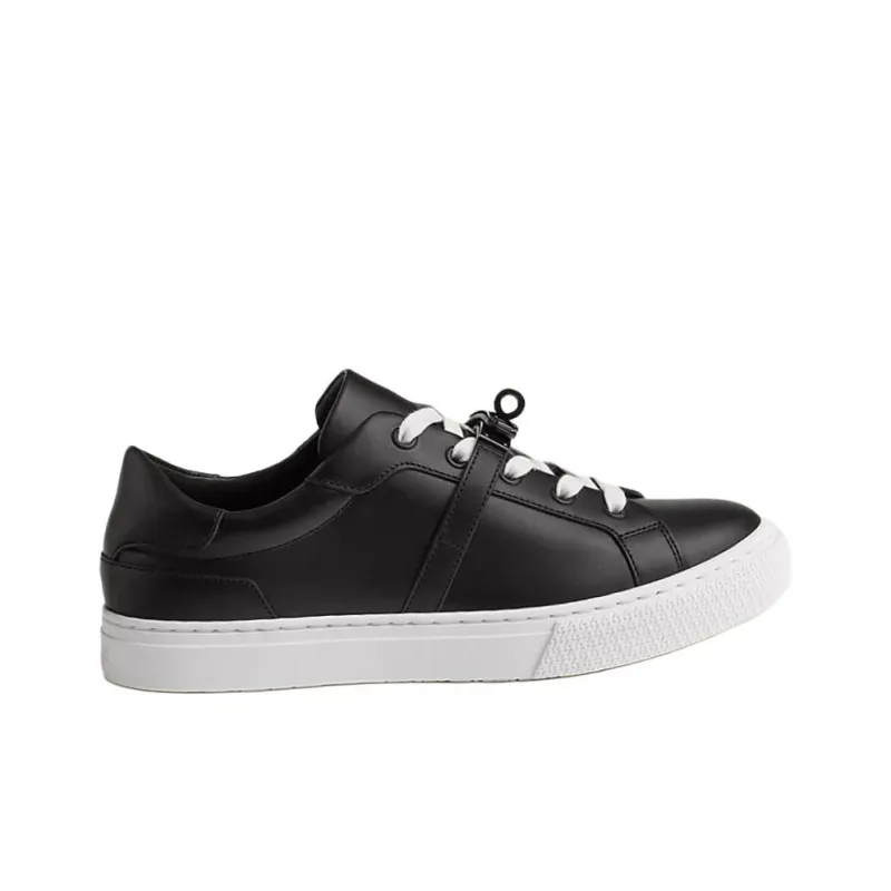 HERMES Day Low Top Skateboard Shoes Women's Black-1