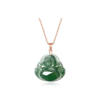 YASHENGZHUBAO Ice Type Jadeite Necklaces Women's