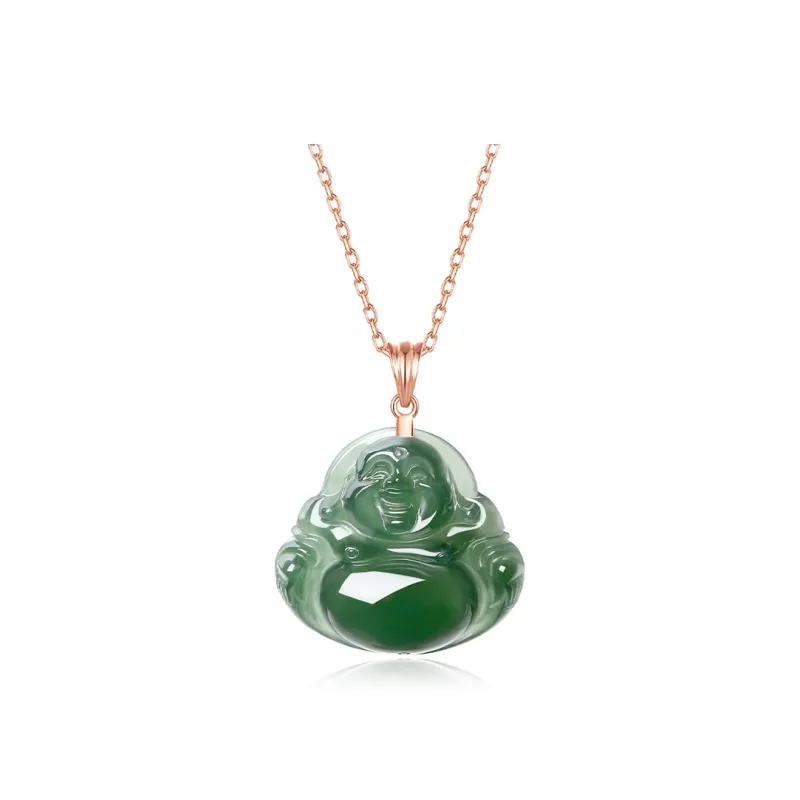YASHENGZHUBAO Ice Type Jadeite Necklaces Women's-6