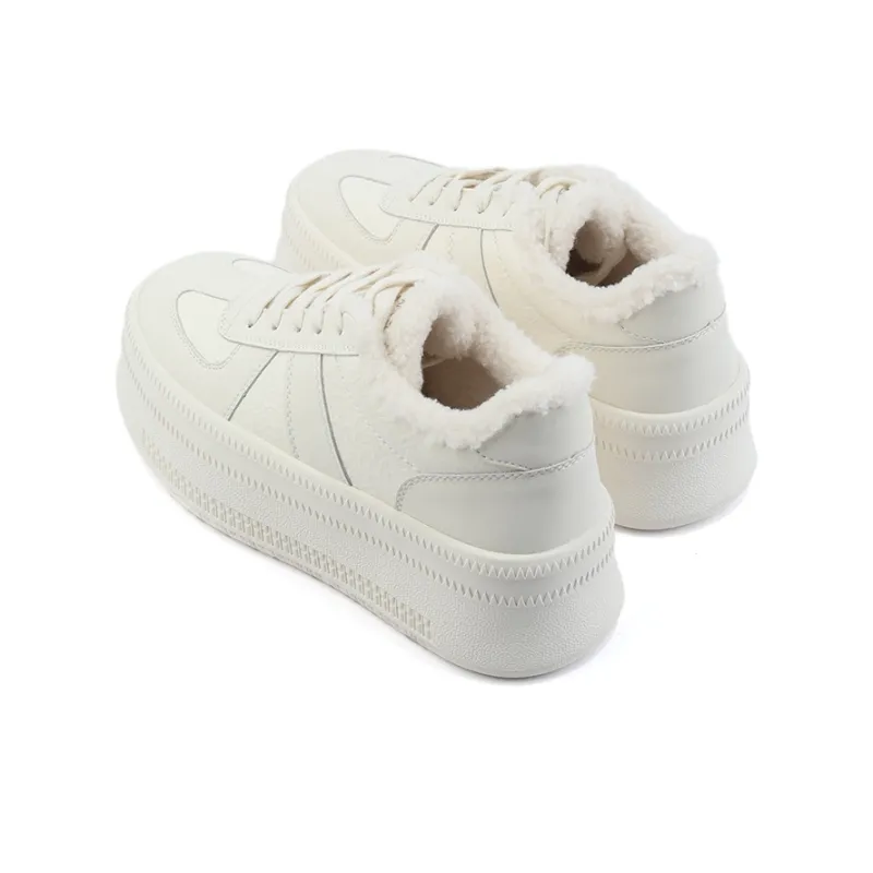 Uinnate Low-Top Skateboard Shoes Women's Beige-5