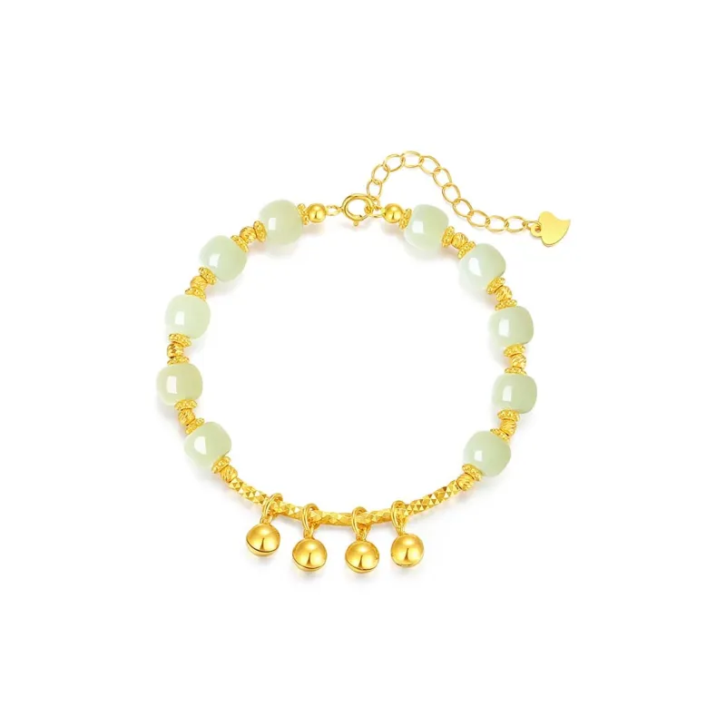 VANA Hetian Jade Bracelets Pale Greenish White Jade Women's-0