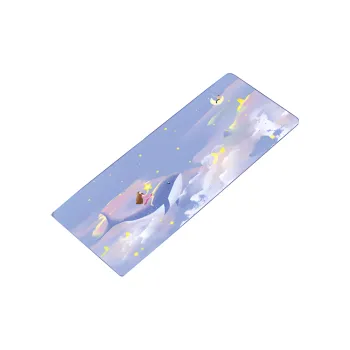 EWEADN Fabric Whales Are Like Purple Water Mouse Pads