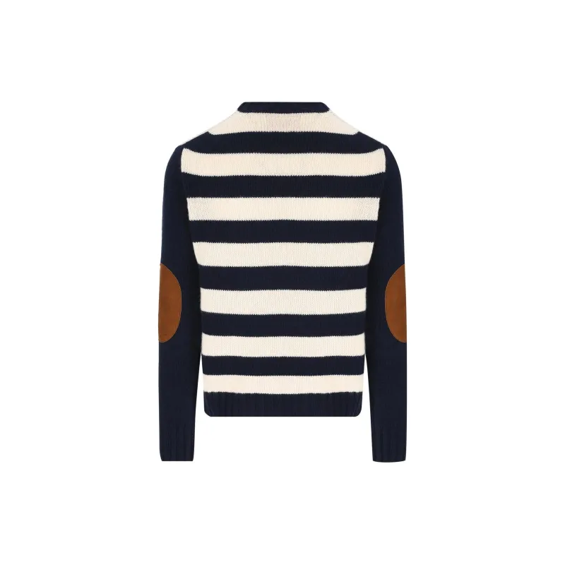 Valentino Striped Crewneck Jumper-1