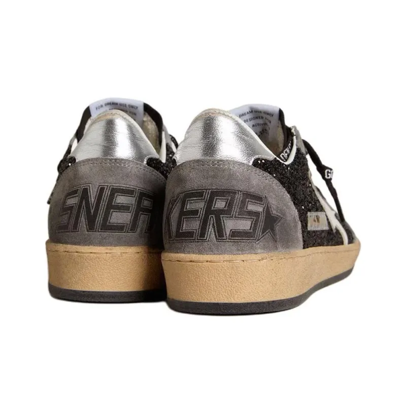 Golden Goose Ball Star Low Top Skateboard Shoes Women's Black-3