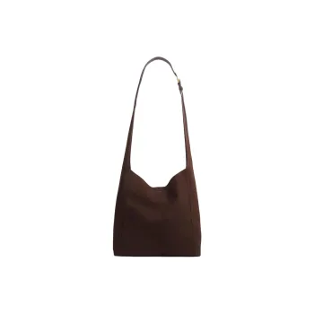 Rag & Bone Cow Leather Tote Bag Shopping Bag Shoulder Bags Women's Dark Coffee