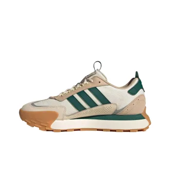 Adidas FUTRO MIXR Anti Slip Wear Resistant Low Top Running Shoes Unisex Beige White Green
