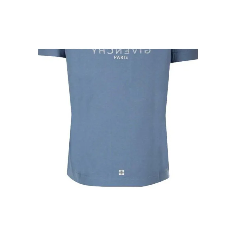 Givenchy Slim Fit Reverse Print T Shirt-4