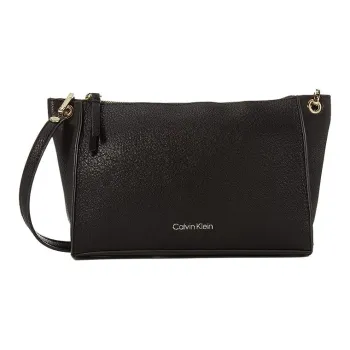 CALVIN KLEIN Polyvinyl Chloride Crossbody Bag Shoulder Bag Women's Black