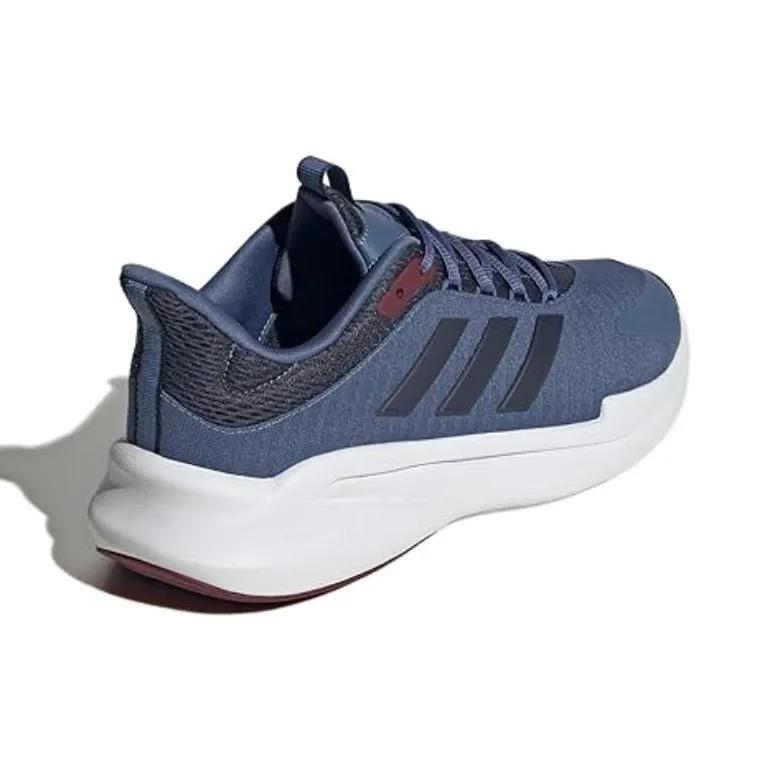 Adidas Alphaedge + Anti Slip Wear Resistant Low Top Running Shoes Men's Dark Blue-4