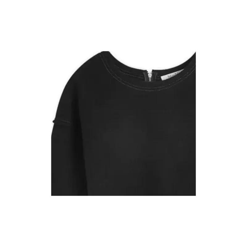 MaxMara Zip Detailed Crewneck Jumper-4