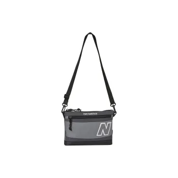 New Balance PU Shoulder Bag, Crossbody Bag Regular Men's Castle Gray