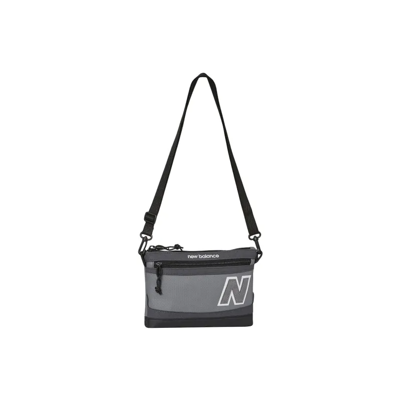 New Balance PU Shoulder Bag, Crossbody Bag Regular Men's Castle Gray-0