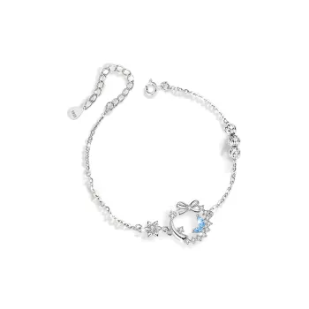 KEMLAIDA 925 Sterling Silver Bracelets Women's