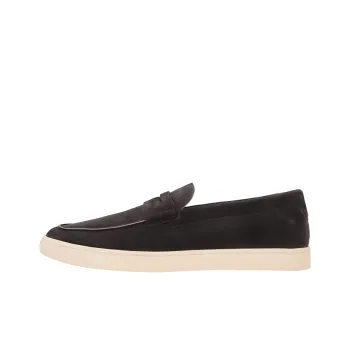Brunello Cucinelli Penny-Slot Round-Toe Loafers