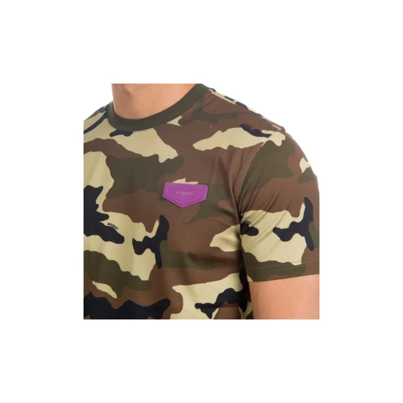 Givenchy T Shirts Men Green-4