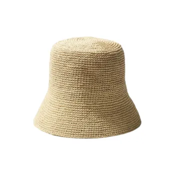 RAG&BONE Raffia Bucket Hats Women's Yellow