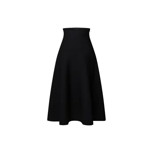 LOUIS VUITTON Flared Wool Skirt