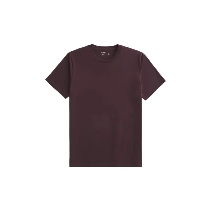 Hollister T-Shirt Men's Dark Brown Red-0