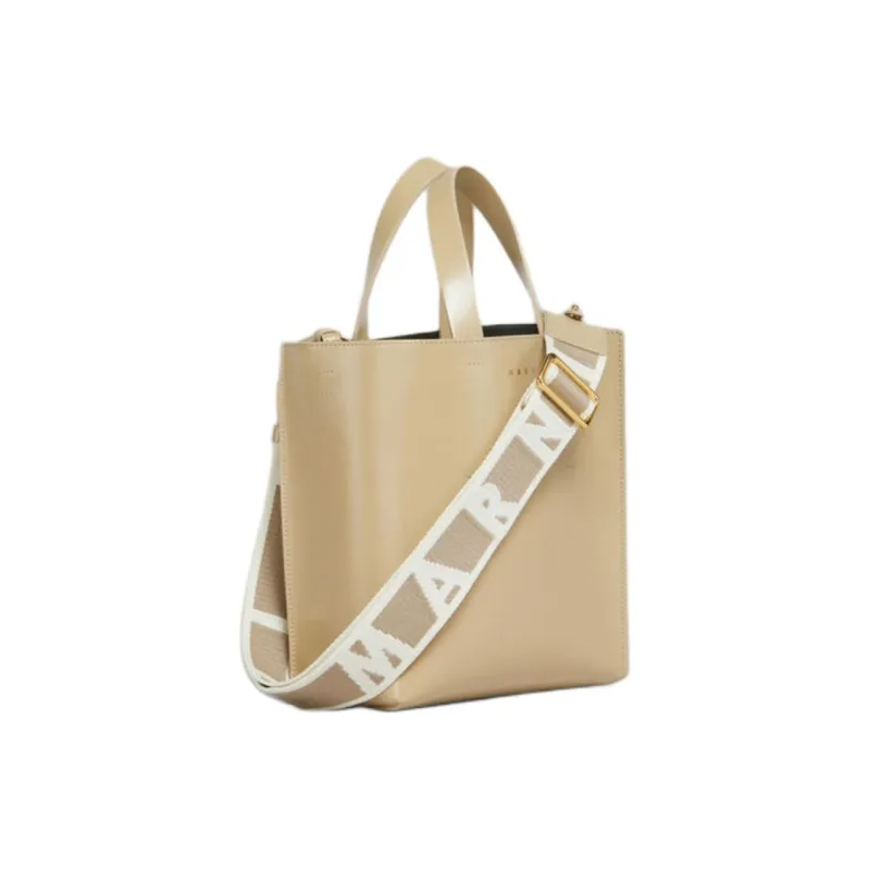 MARNI Museo Logo Printed Mini Tote Bag-1
