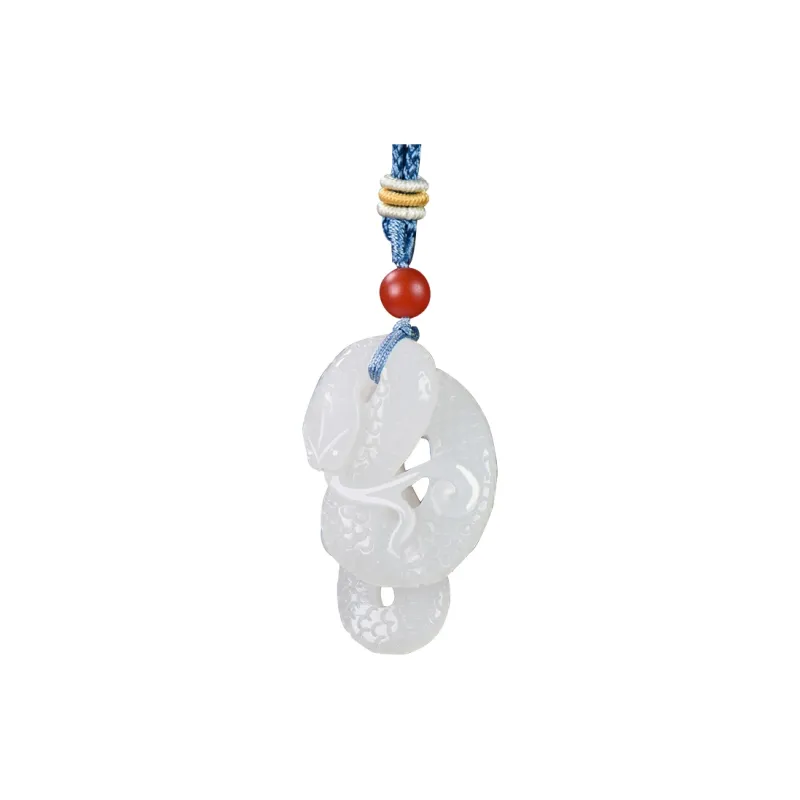 KUNYUYAO Hetian Jade Pendants White Jade Unisex-14