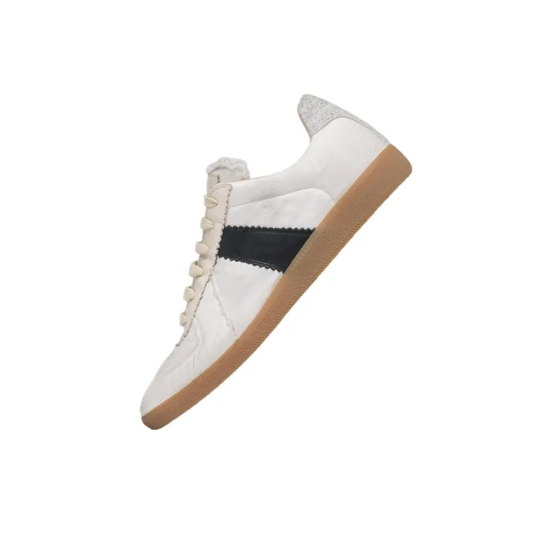 Maison Margiela Replica Low Top Skateboard Shoes Women's Ecru-1