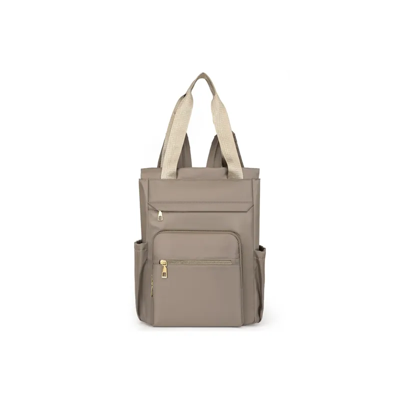Yalu Nylon Fabric Backpack Women's Cherry Blossom Pink/Olive Green/Pearl White/Classic Black/Khaki/Coffee-13