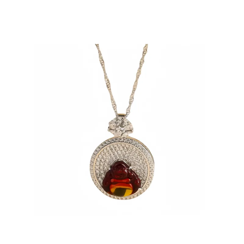 Xifeng Building Amber Necklaces Unisex-0