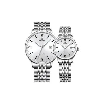 EBOHR Master Collection Mechanical Movement Watch Unisex Silver Dial