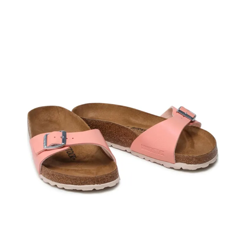 Birkenstock Madrid Abrasion-Resistant Slide Slippers Women's Pink Regular-4