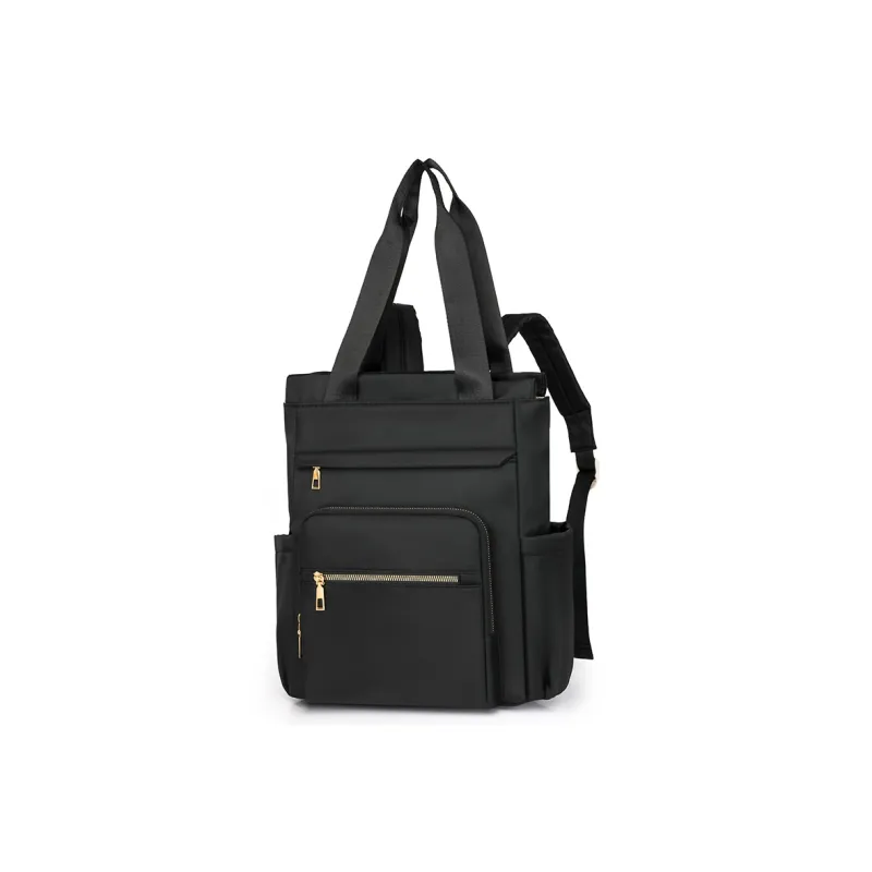 Yalu Nylon Fabric Backpack Women's Cherry Blossom Pink/Olive Green/Pearl White/Classic Black/Khaki/Coffee-19