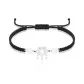 (Black) Peaceful Lock Bracelet