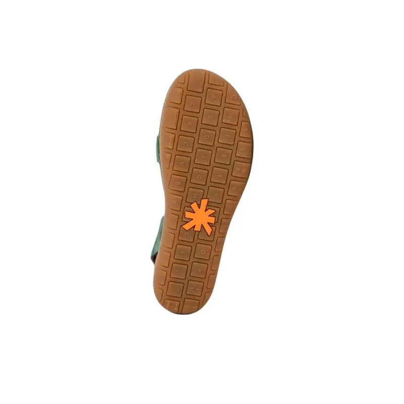 Art RHODES Casual Single Shoes 3.5cm Women's Green-4
