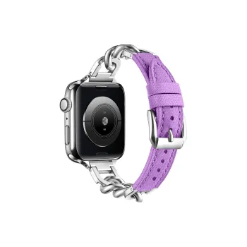 ZHENGGUANG Watch Band Apple Compatibility Genuine Leather Material