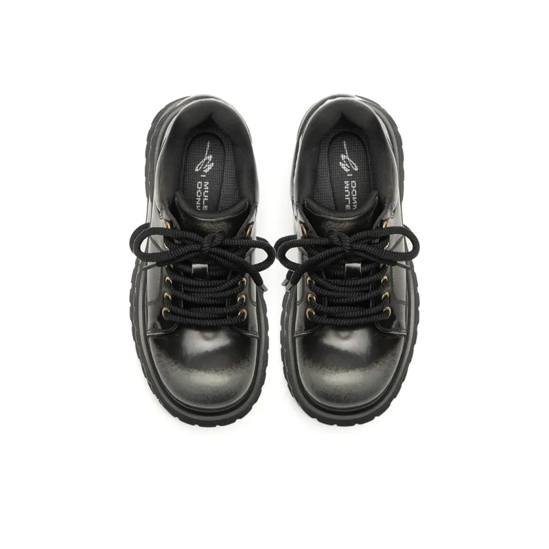 Mule Donkey Casual Single Shoes Women's Black-5