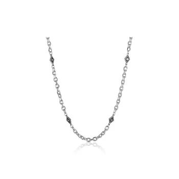 FOREVER MELODY Titanium Steel Necklaces Unisex