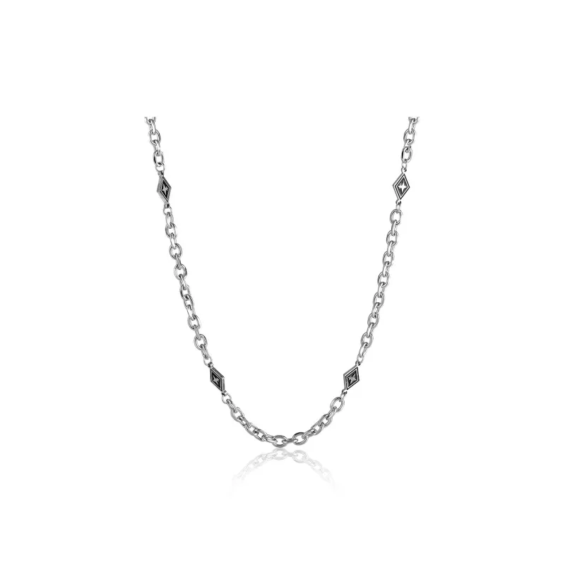 FOREVER MELODY Titanium Steel Necklaces Unisex-0