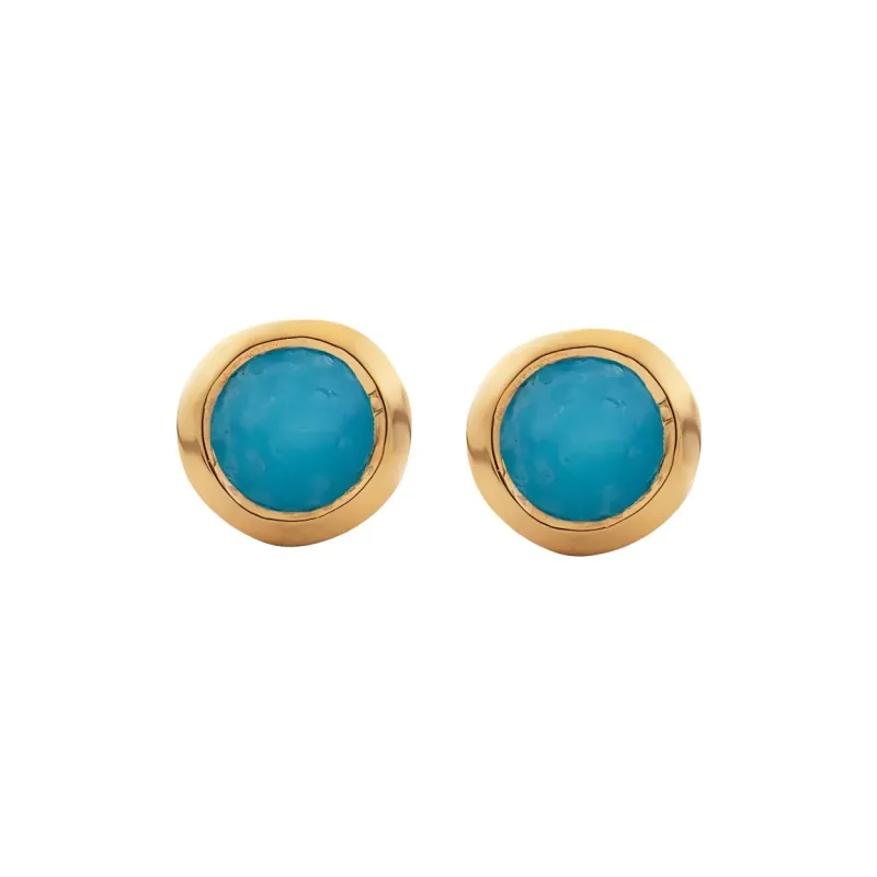 Monica Vinader Mini Gem Stud Earrings-0