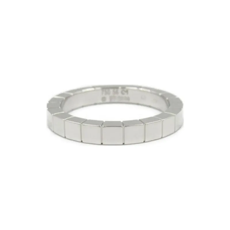 Cartier 2010s 18K White Gold Raniere Band Ring-2