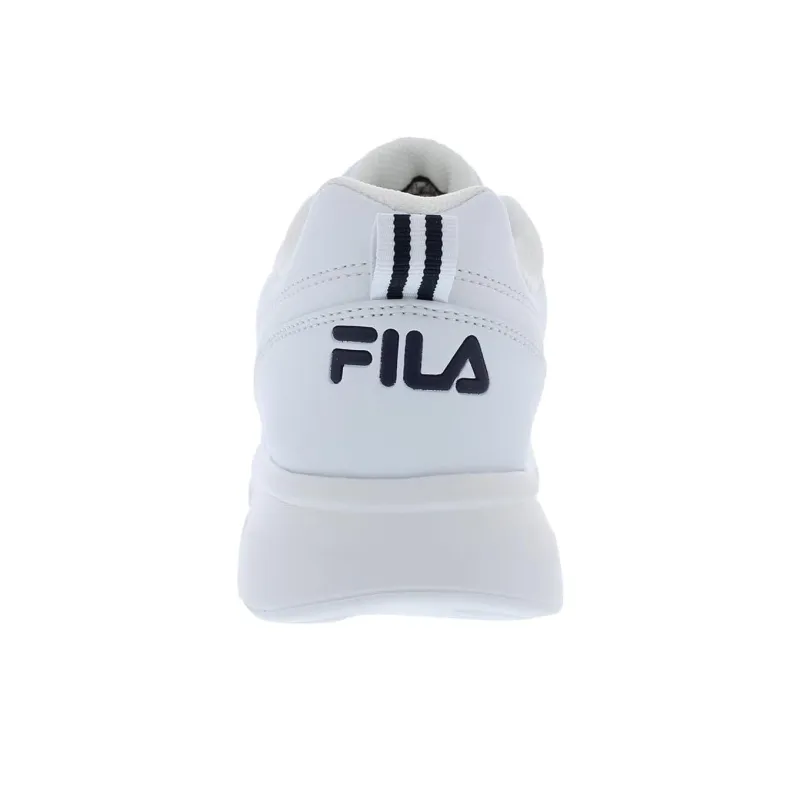 FILA Anti Slip Wear Resistant Low Top Training Shoes Men's White-3