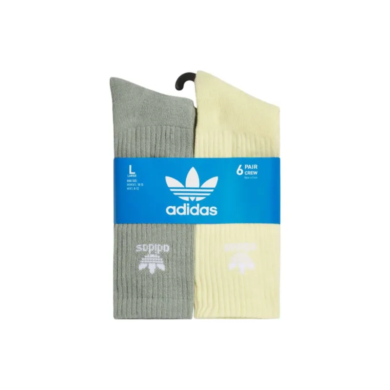 Adidas Originals Trefoil Crew Socks 6 Pairs-2