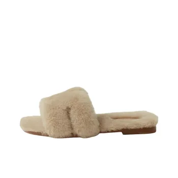 HERMES Oran Slide Slippers Women's Beige