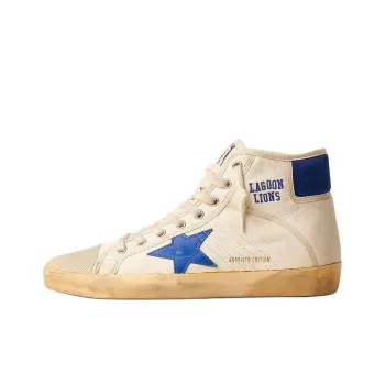 Golden Goose Francy Penstar High-Top Skateboard Shoes Women's Ecru