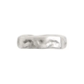 ZARA Metal 925 Silver-Plated Zinc Silver Rings Men's Silver