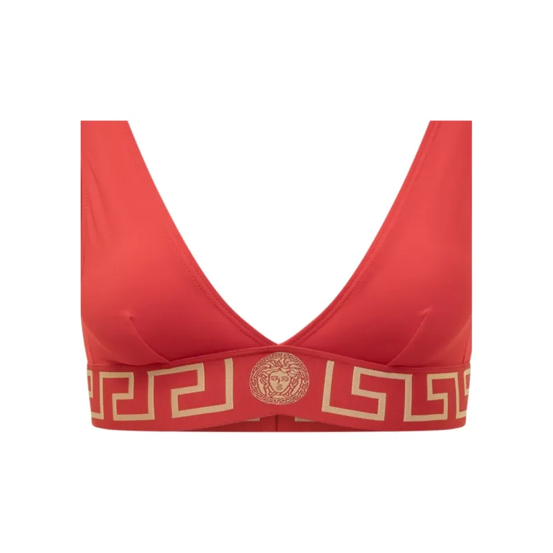 VERSACE Greca detail Bikini Top-2