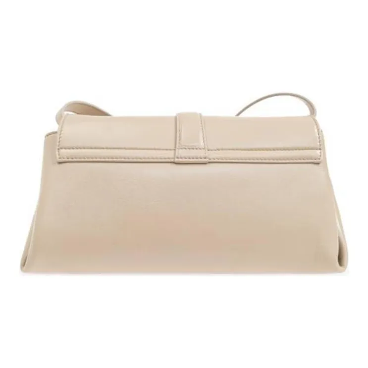 FERRAGAMO Cow Leather Crossbody Bag Small Size Women's White-2