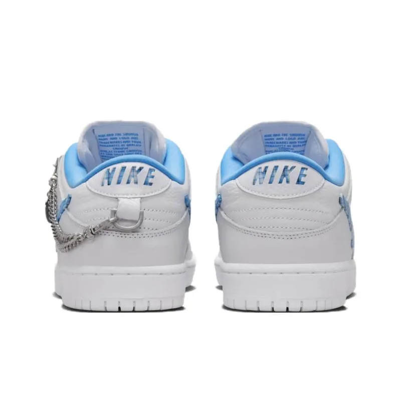 Nike SB Dunk Low Pro X Nicole Hause White And University Blue-3