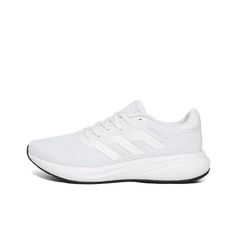 Adidas Response Runner Anti Slip Wear Resistant Low Top Running Shoes Men's White-0