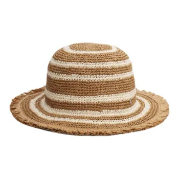 RAG&BONE Paper Straw Woven Bucket Hats Women's Yellow